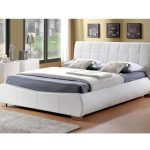 Dorado White Faux Leather Bed